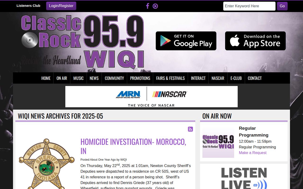 WIQI archive with Newton County enforcement and arrest news