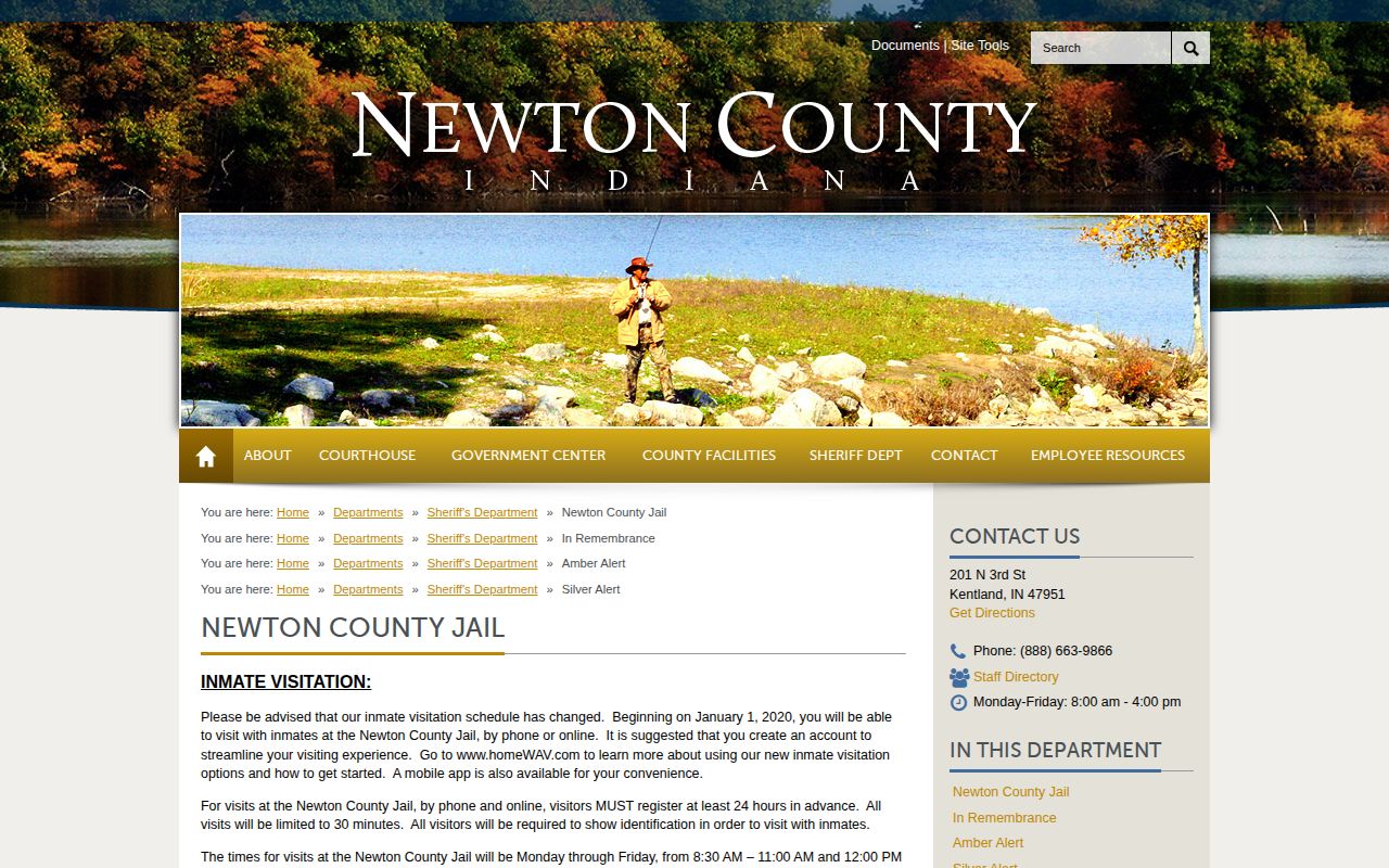 Newton County jail records interface without a public roster