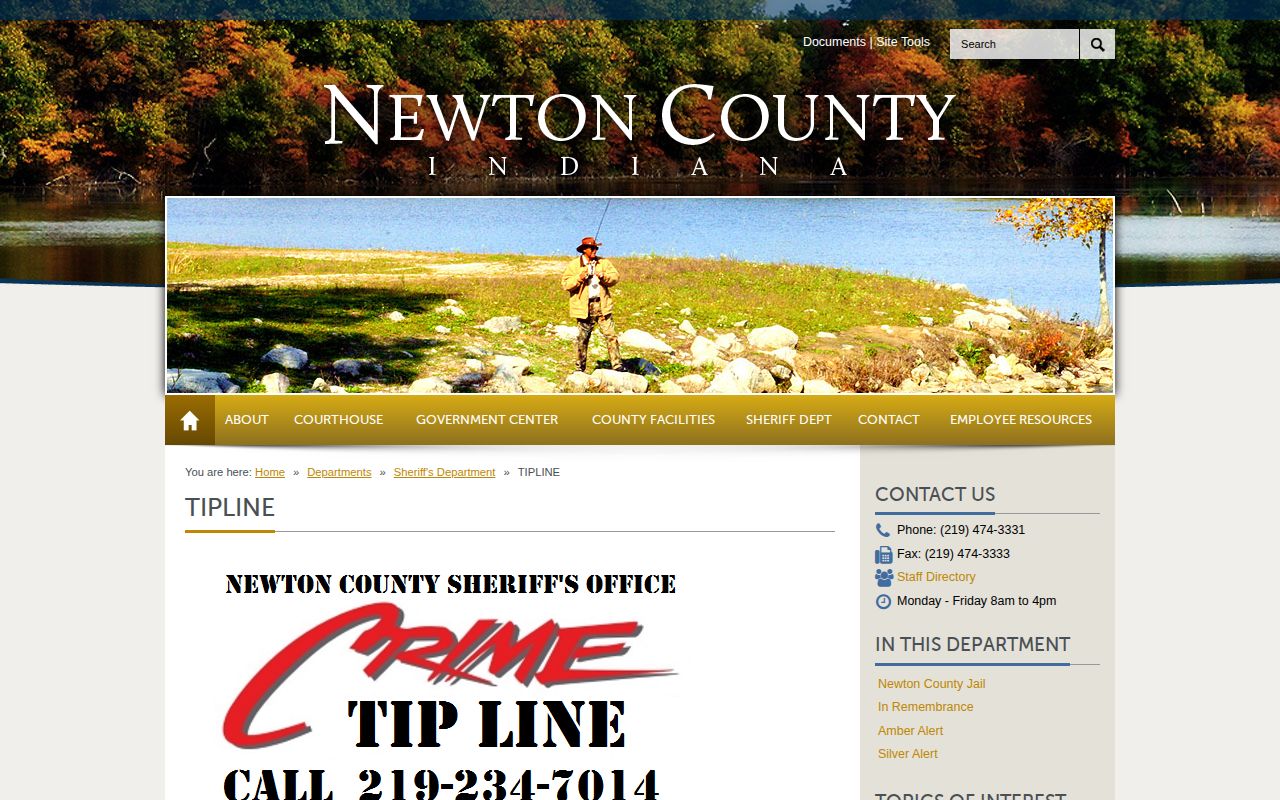 Newton County sheriff tip line record and wanted-list distinction
